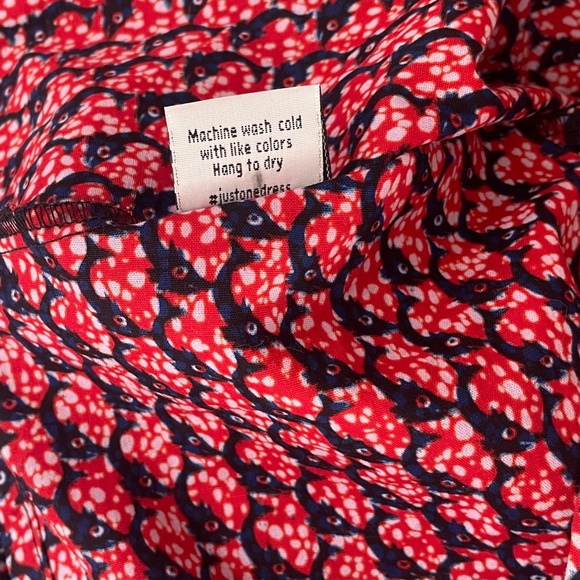 ZURI Batik Schooled Fish Print A-Line Dress Art To Wear Button Down Kenya XS - Picture 11 of 12